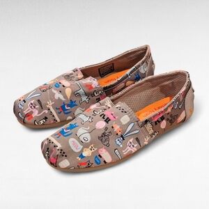 BOBS from Skechers Plush - Cute Critters Slip-On Shoes Size 7.5
